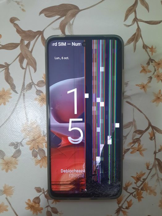 Motorola G15,display spart