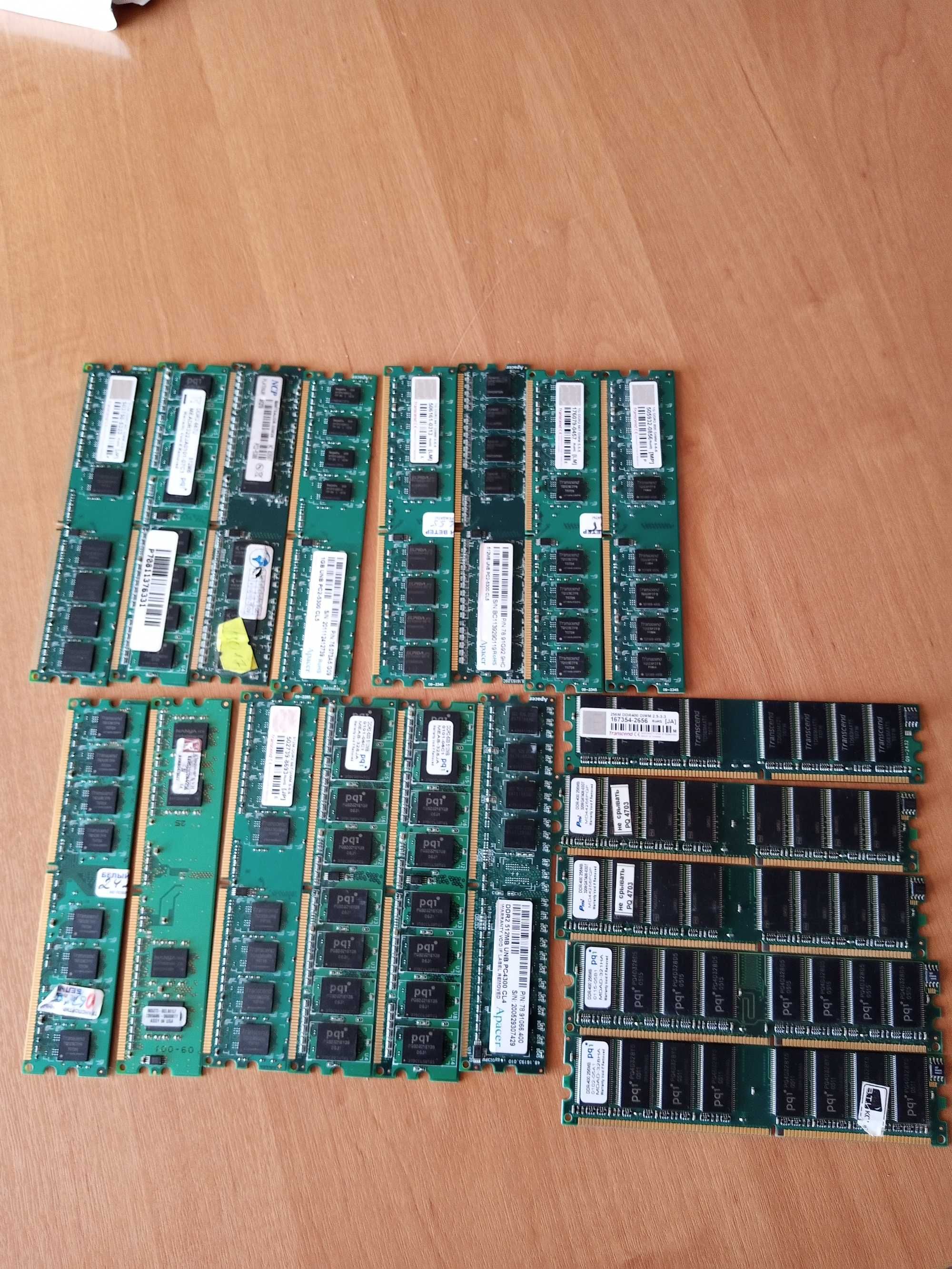 Обменяю кучку DDR и DDR2 на пару планок DDR3