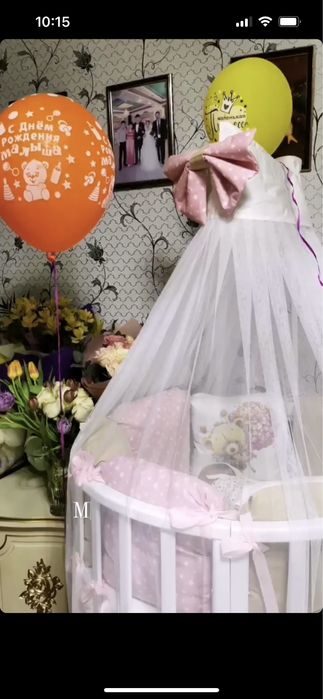 Бортики на кровать и конверт на выписку