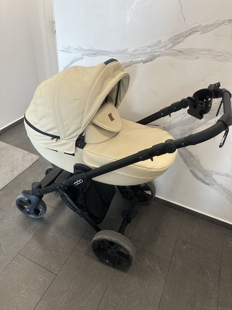 Детска количка 3в1 Dada Paradiso MAX 500 ALMOND MILK
