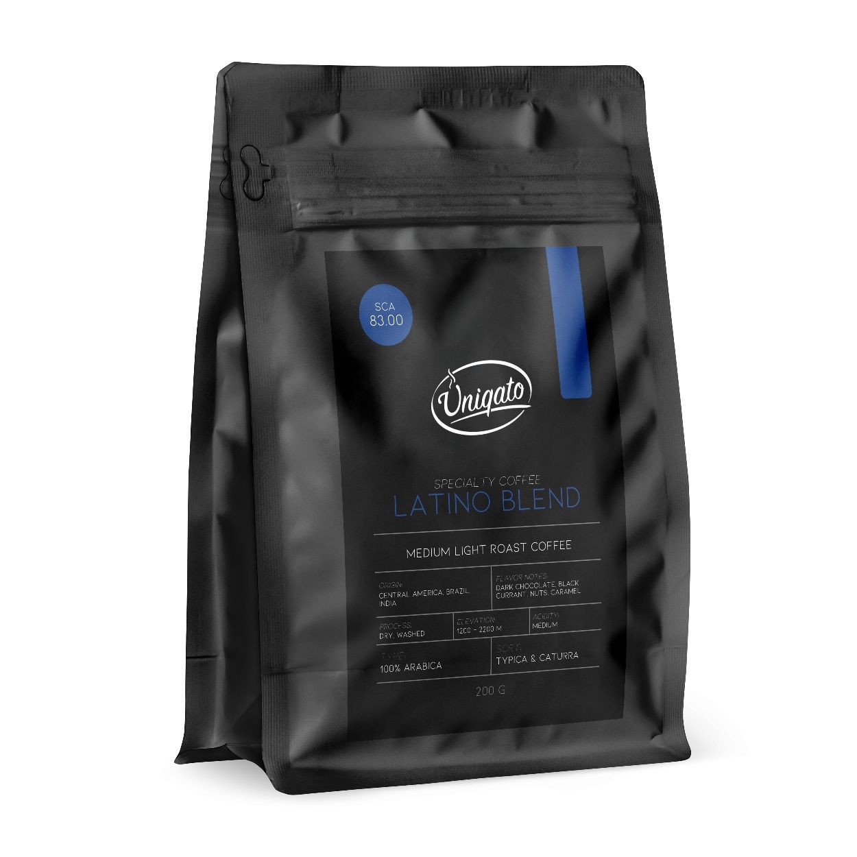 Uniqato Specialty Coffee/Спешълти Кафе на зърна 200гр.