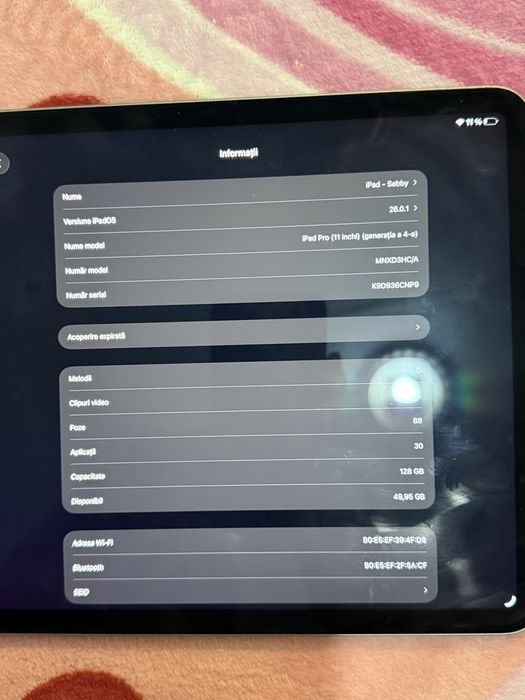 Ipad Pro 11” Generatia 4