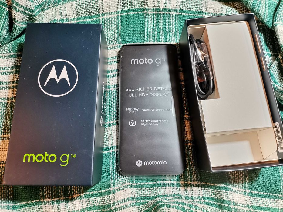 Motorola Moto G14, чисто нов, неразпечатан