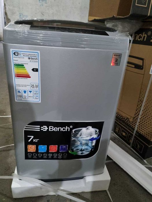 Стиральная машина с вертикальной 8 кг загрузкой Bench
