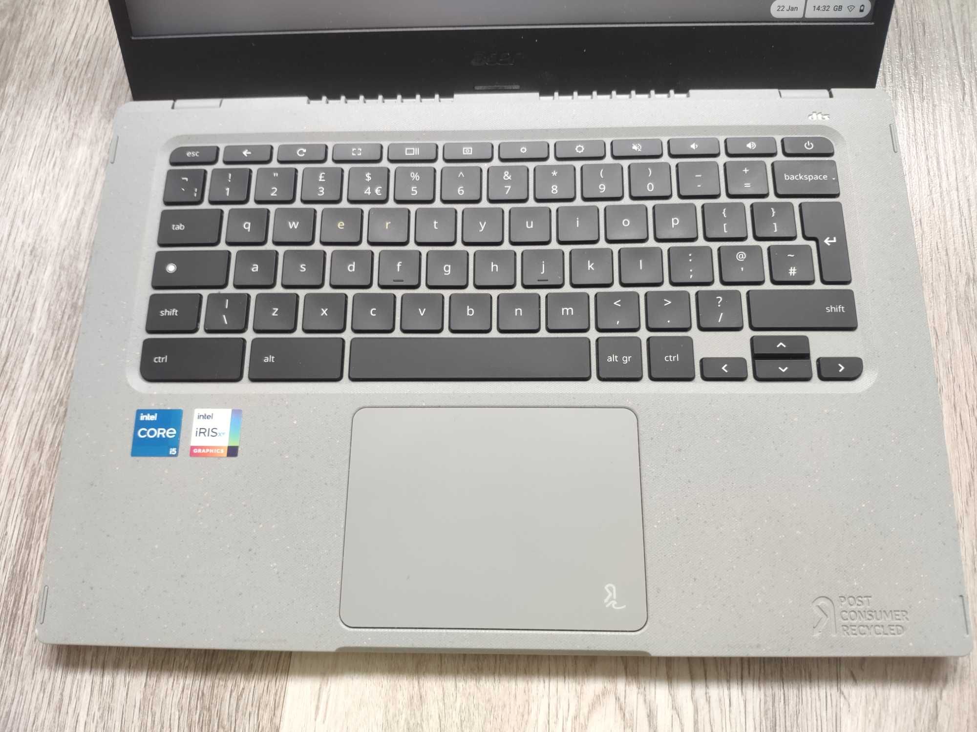 14'' FHD IPS Chromebook Aser Vero Core™ i5-1235U /8GB RAM /128GB SSD