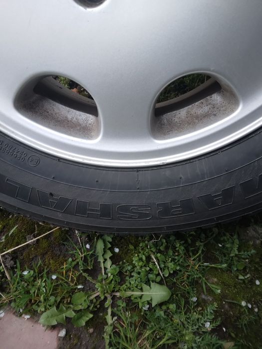 Почти нови зимни гуми с джанти AUDI