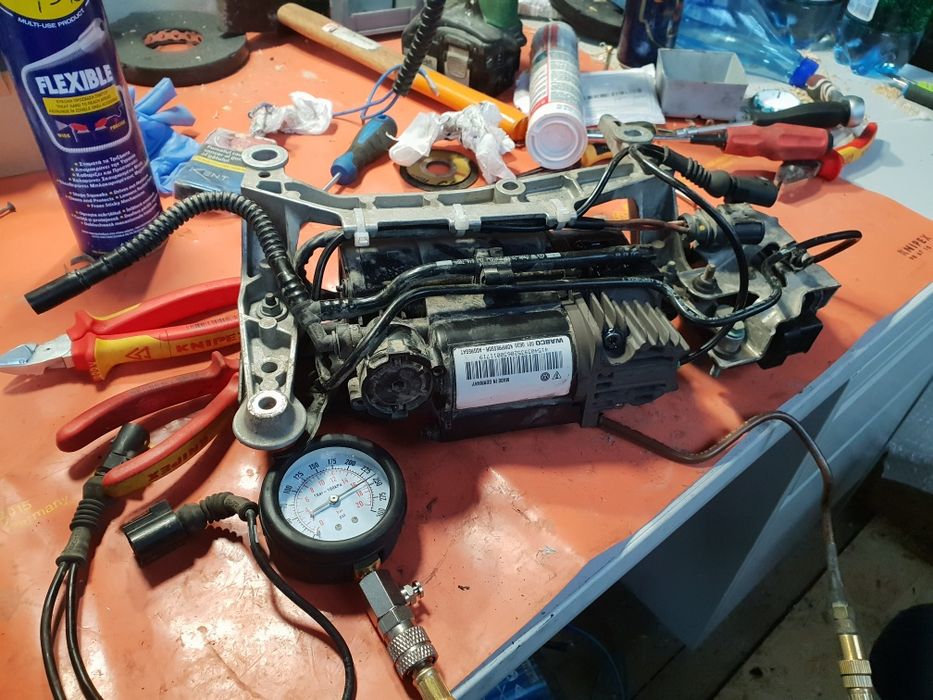 Reparare Reparatie Compresor perne aer Porsche Cayenne Touareg A6 A8