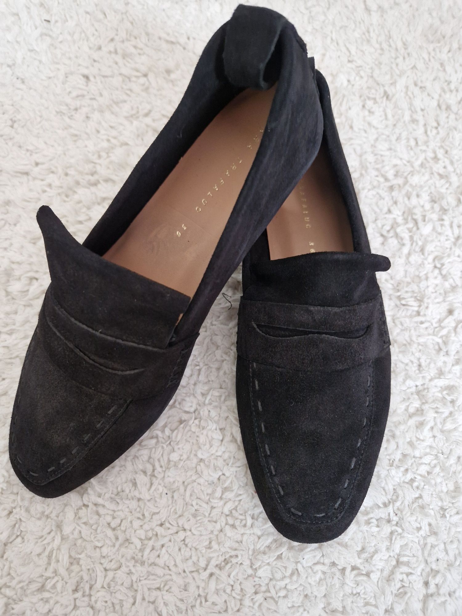 Mocasini piele Zara