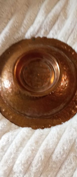 Медно плато, чиния, кована мед