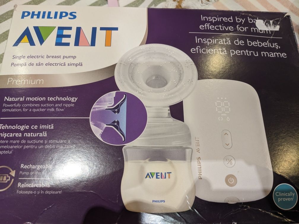 Електрическа безкабелна помпа за кърма philips scf369/11