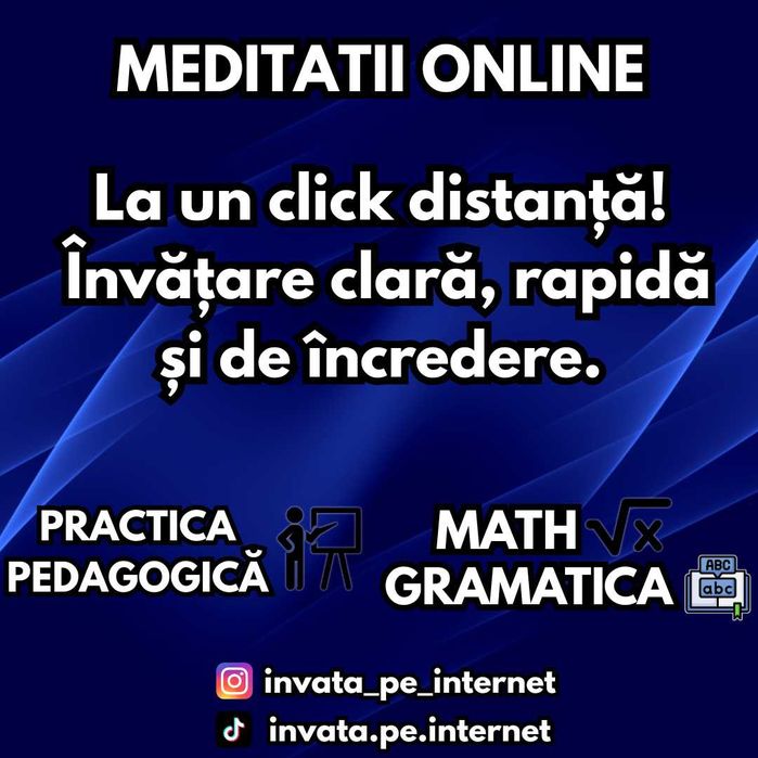 Meditații online interactive  -  Invață pe internet