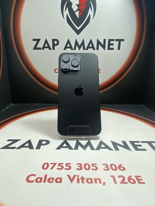 ZAP AMANET VITAN - iPhone 15 Pro Max - Black Titanium - 256GB - 100%