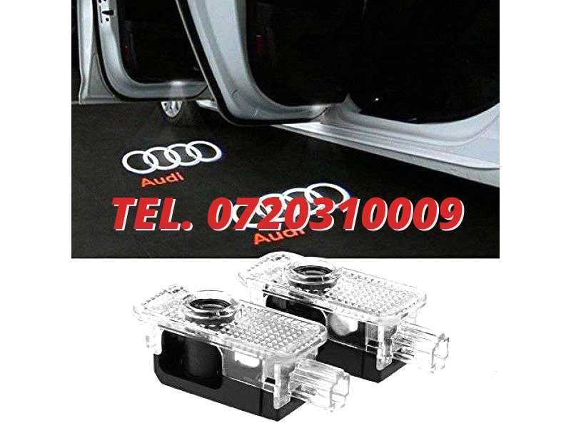 Set Proiectoare Logo Portiera Audi A3 A4 A5 a6 a8 q3 q5 Q7