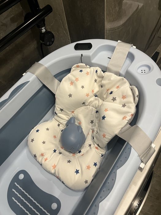 Детская ванночка складная с термометром