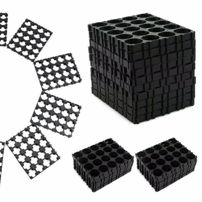 Set 4x5 Suport modular fixare banc acumulatori Li-Ion 18650