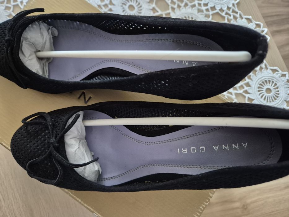 Pantofi piele întoarsă Anna Cori