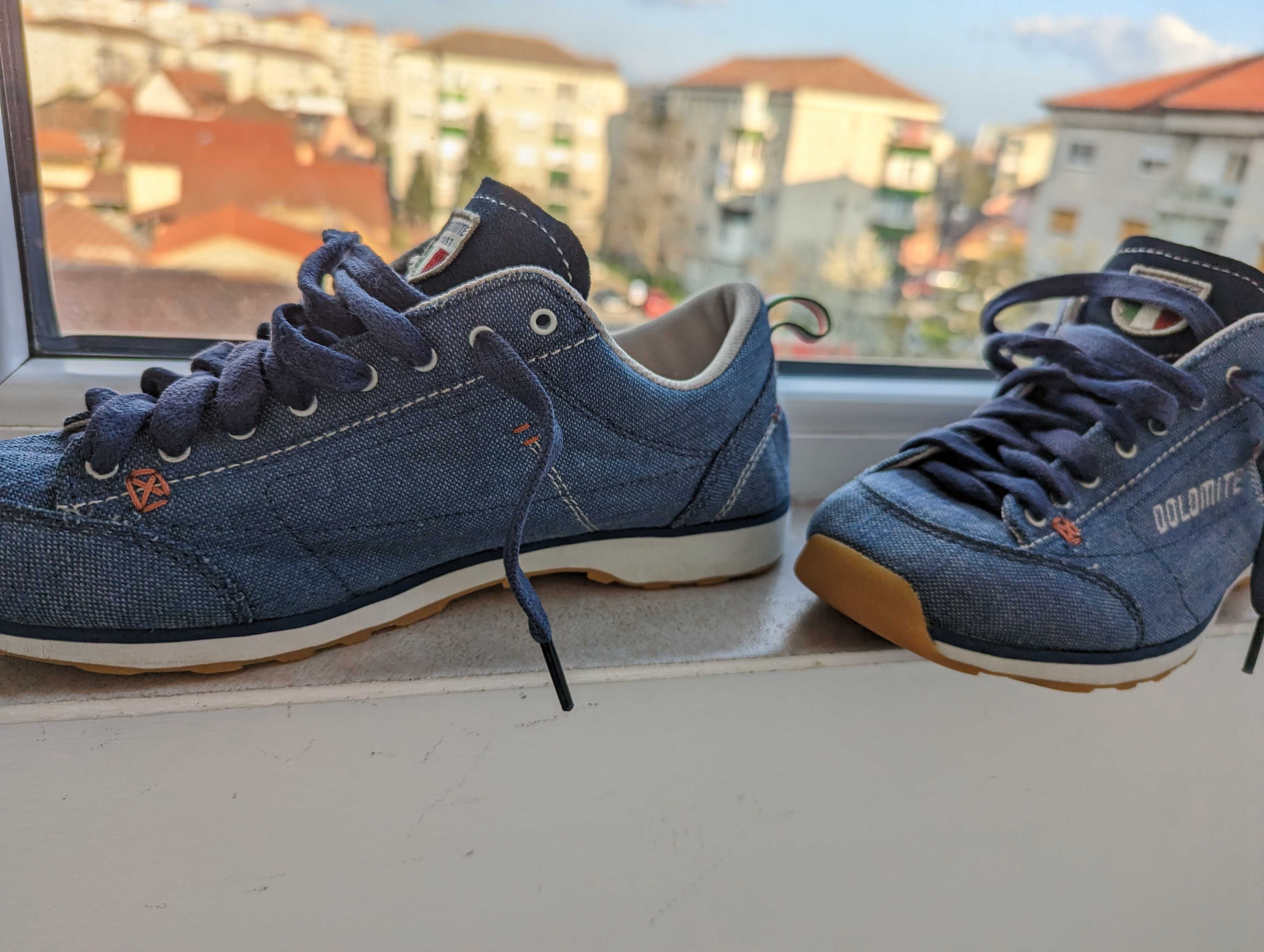 Pantofi Dolomite 54 Canvas Denim. Adidași casual De oraș.