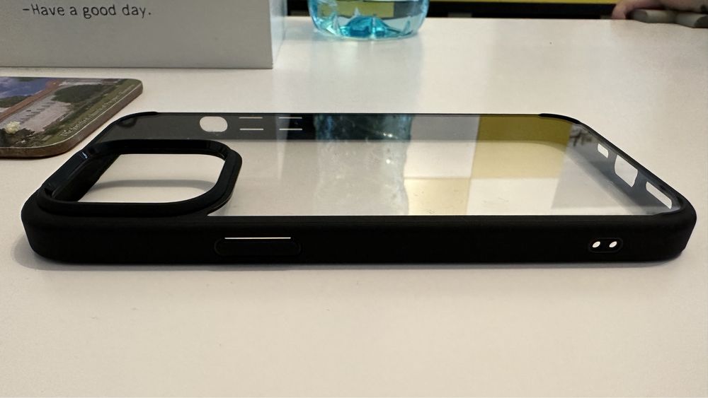 Husa spigen ultra hybrid negru mat iphone 14 pro max