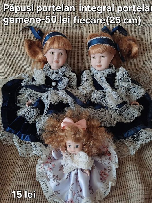 Păpuși porțelan Capodimonte