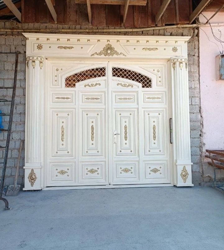 Darvoza temir eshik rishotka  naves yasaymiz svarka xizmati.  Buxoro G