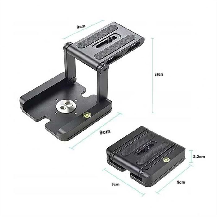 Cap trepied Z Pan & Tilt din aluminiu pt camere foto DSLR Canon Nikon