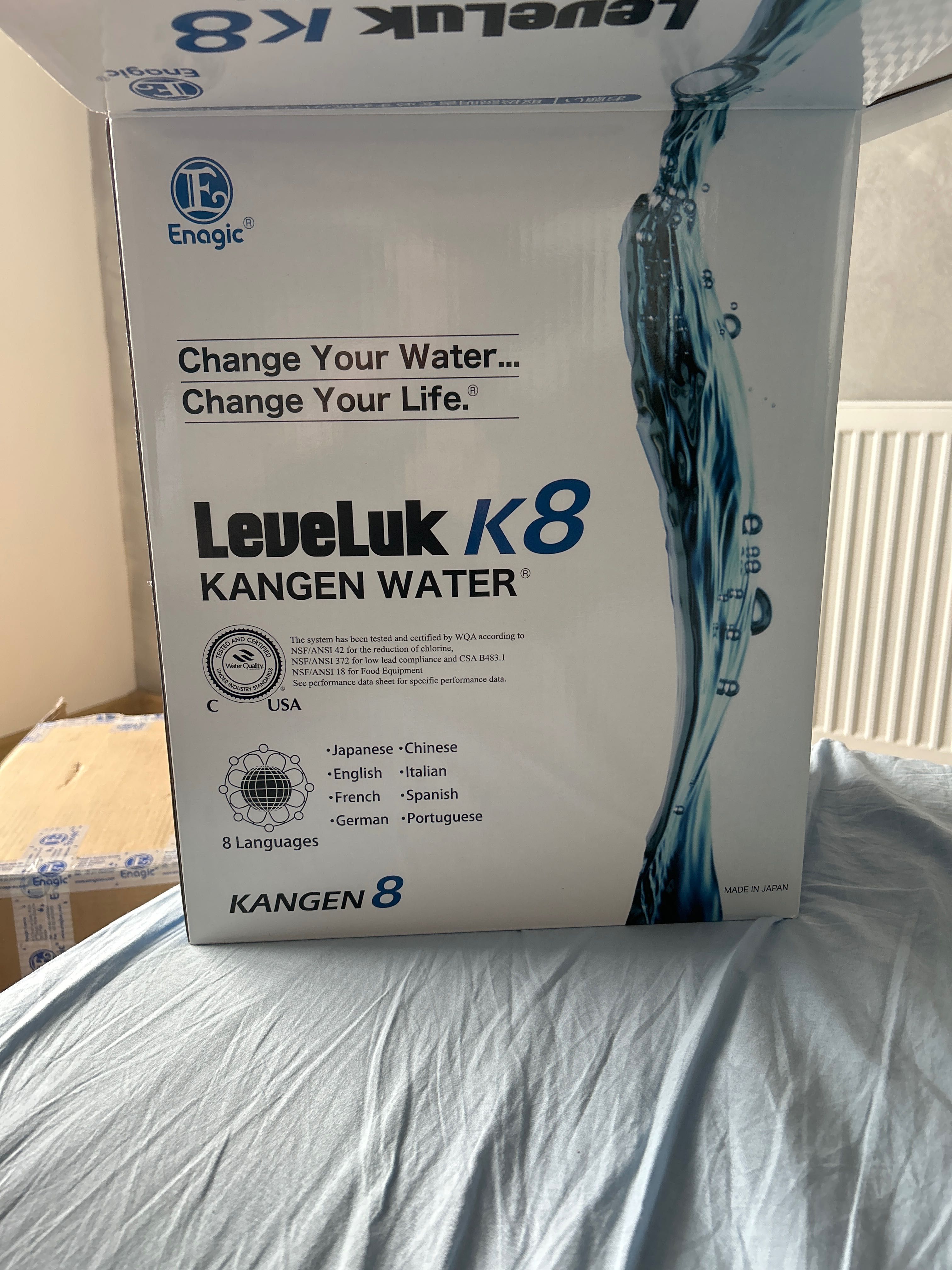 Vând aparat (Ionizator) apă Kangen K8 ,nou la cutie încă în garanție
