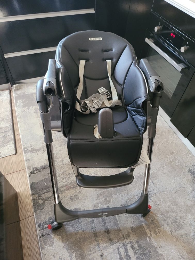 Scaun de masa 2 in 1 Peg Perego, Prima Pappa Zero Follow Me, Hi Tech L