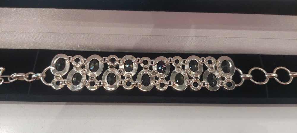Bratara spectaculoasa din argint 925 cu pietre naturale !!!
