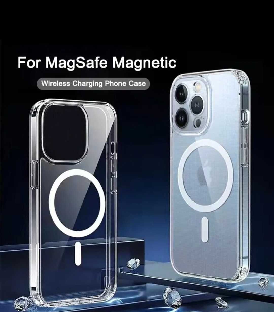 Husa MagSafe pentru iPhone 11 Pro Max / Transparenta