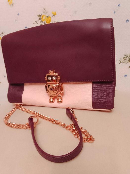 Ted Baker London чанта от естествена кожа НОВА