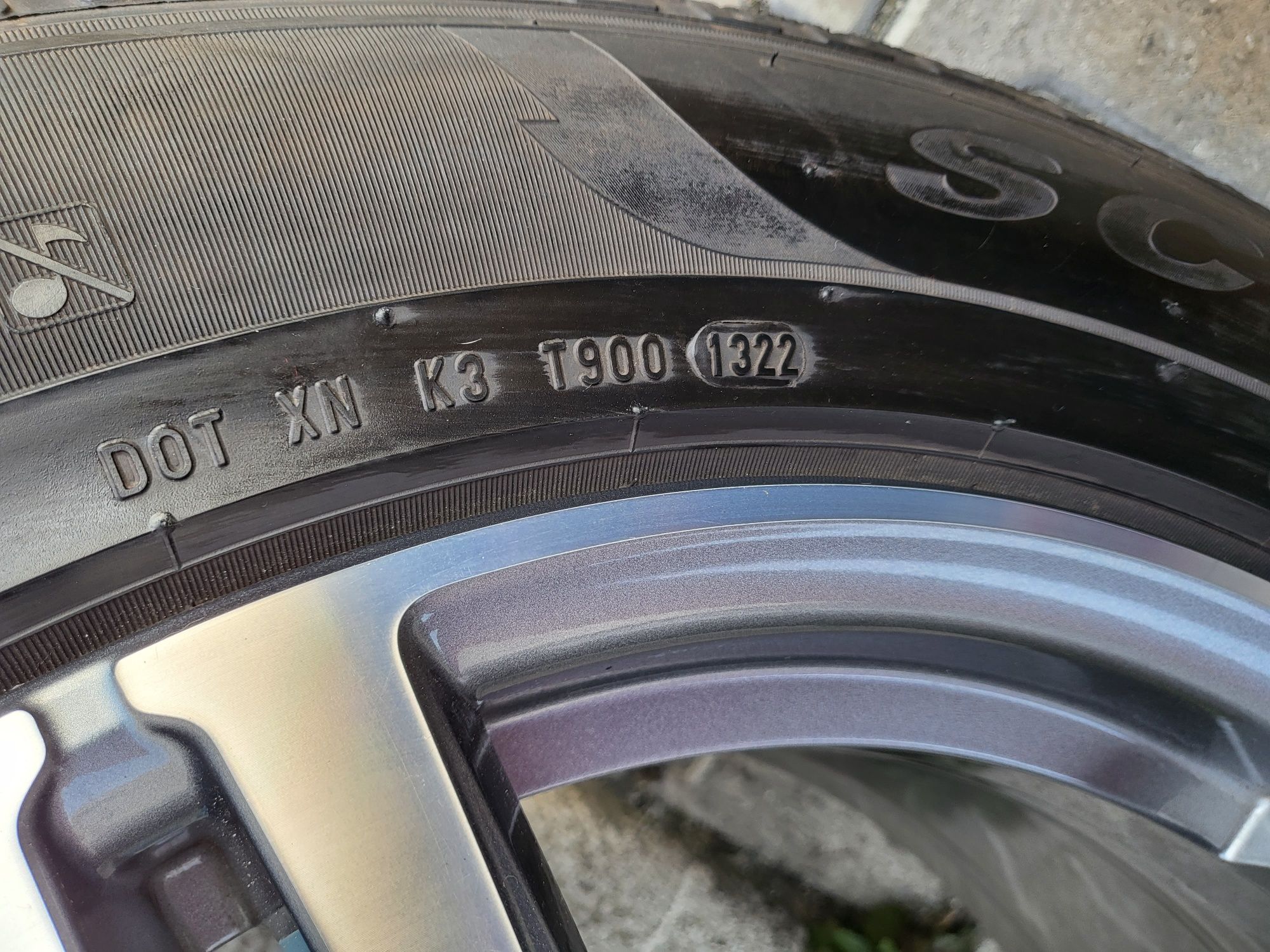 Jante aliaj Mercedes R18 GLC anvelope Pirelli iarna 235 60 18