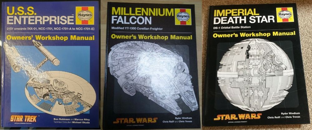 Manuale militare Haynes: nava, tancuri,avioane, navete NASA, Star Wars