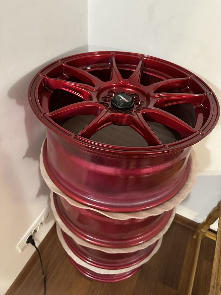 Jante Motec Nitro MCR1 8J R18 5X100 5X112 Candy Red NOI