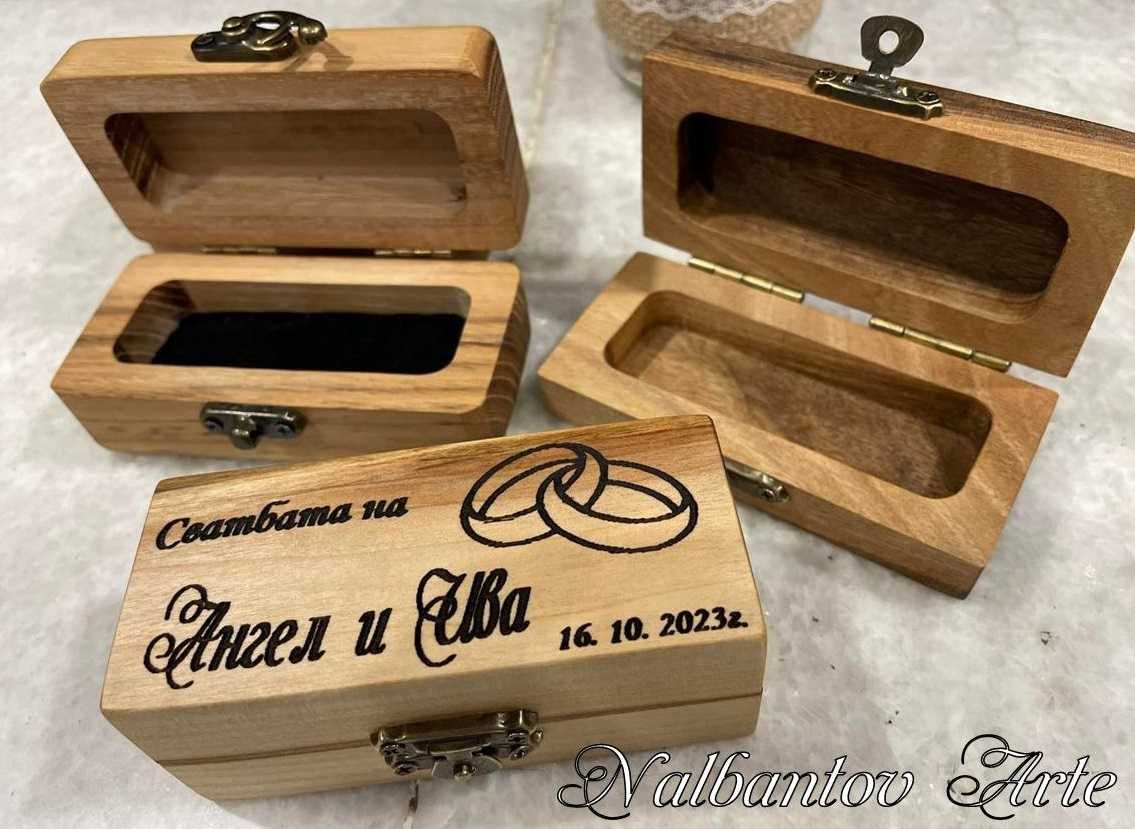 Дървени кутии за флашки