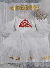 Казахское национальное платье на 1 годик Тусаукесер Тусау кесу Тәй-Тәй