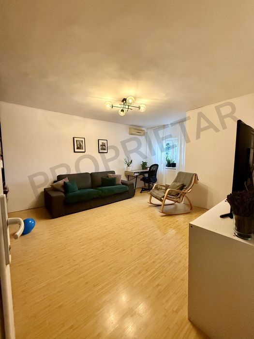 3 cam. decomandat, 75 mp, parter, bloc reabilitat, la20 min centru Buc