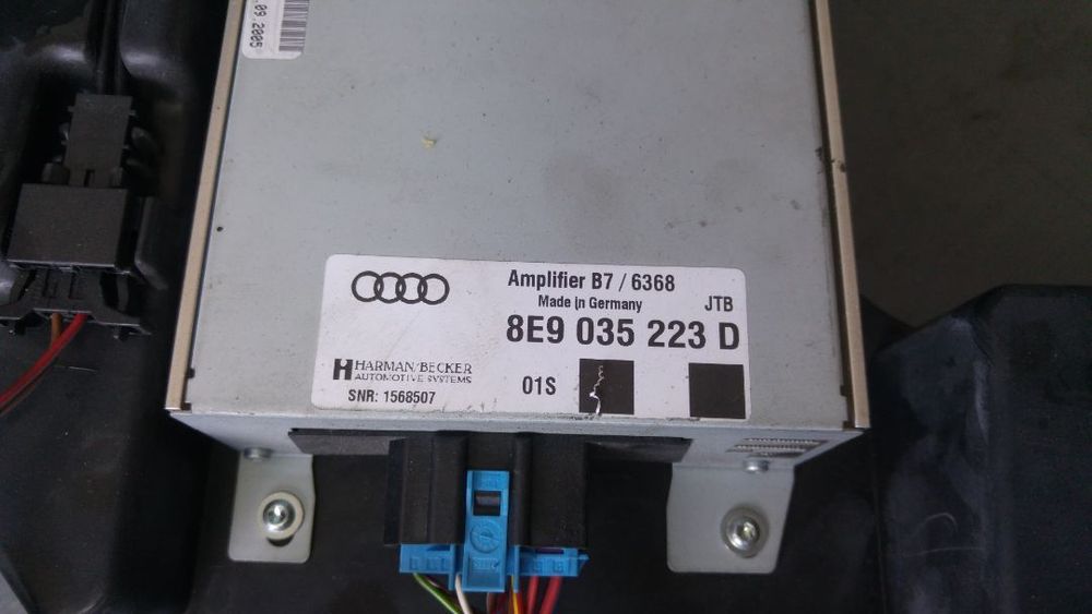 subwoofer cu amplificator auto audi a4 b7 8e9035382d 8e9035223d