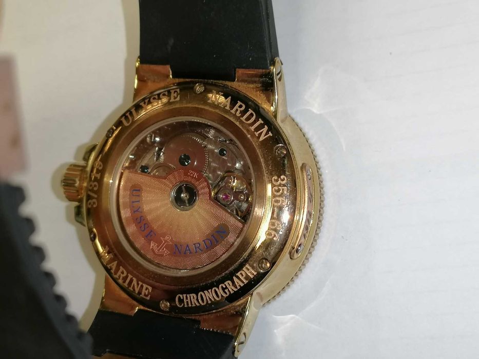 Уникален автоматичен часовник Ulysse Nardin Marine Chronograph