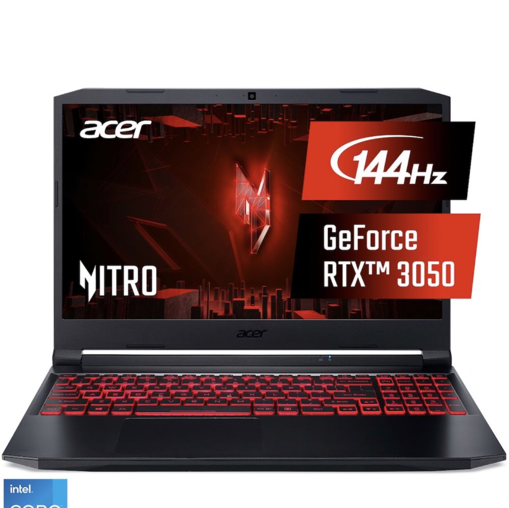 Laptop gaming Acer Nitro i5-11400H geForce RTX 3050 Windows11 GARANTIE