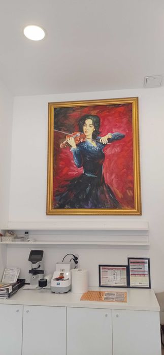 Caricatura pictata la comanda(nu digitala) portrete reale