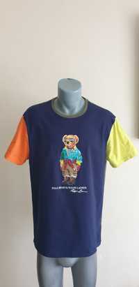 POLO Ralph Lauren Bear /Slim Fit Cotton / XL ОРИГИНАЛ! Дамска Тениска!