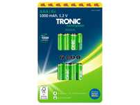 Set 8 acumulatori reincarcabili NiMH AAA de 1000 mA, R3, Tronic®, noi