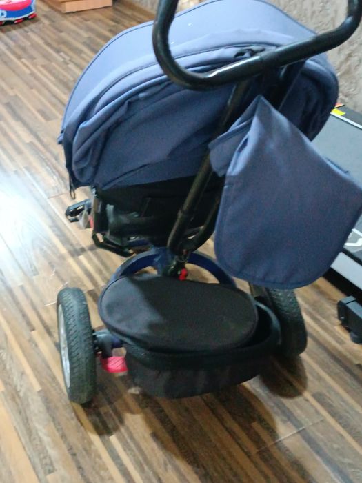 Коляска велосипед детская