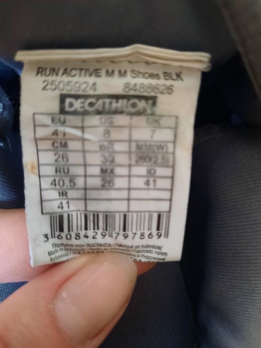 Încălțăminte Alergare Kiprun Negru-Galben - Marime 41 (28 cm)