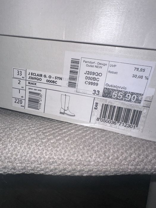 GEOX номер 33 , като нови, боти, ботуш