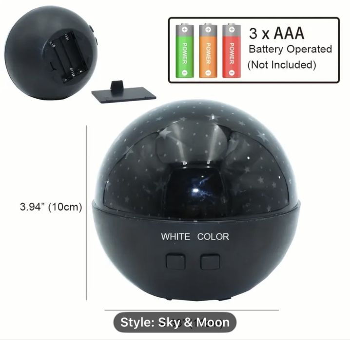 Детска нощна лед лампа Звездно небе