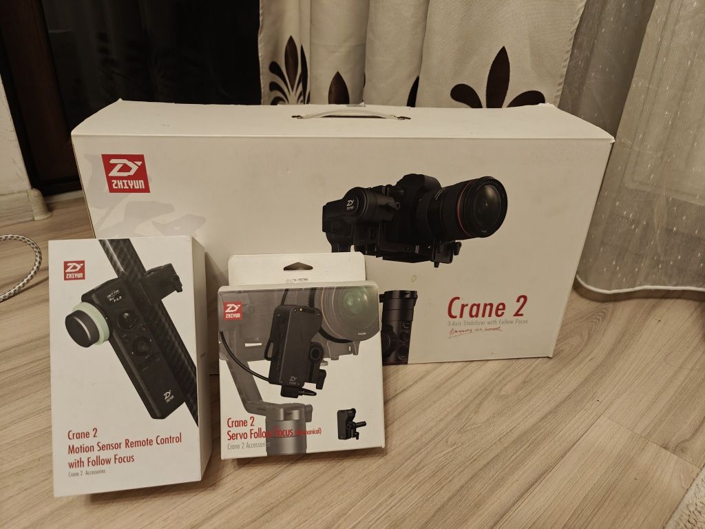 Zhiyun Crane 2 + accesorii extrem de rare. Pachet complet