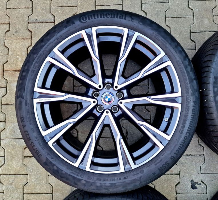 Jante BMW pe 22 INDIVIDUAL X7 G07 XM X6 G06 X5 G05 anvelope roti jenti