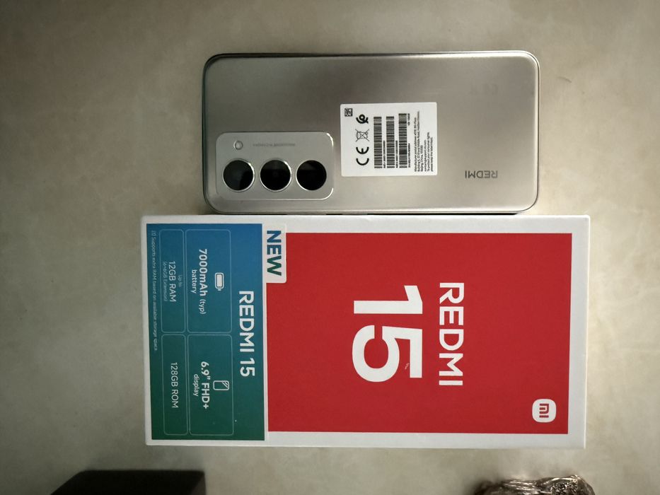 Redmi 15 128/12(6+6) Gb new 7000mAh