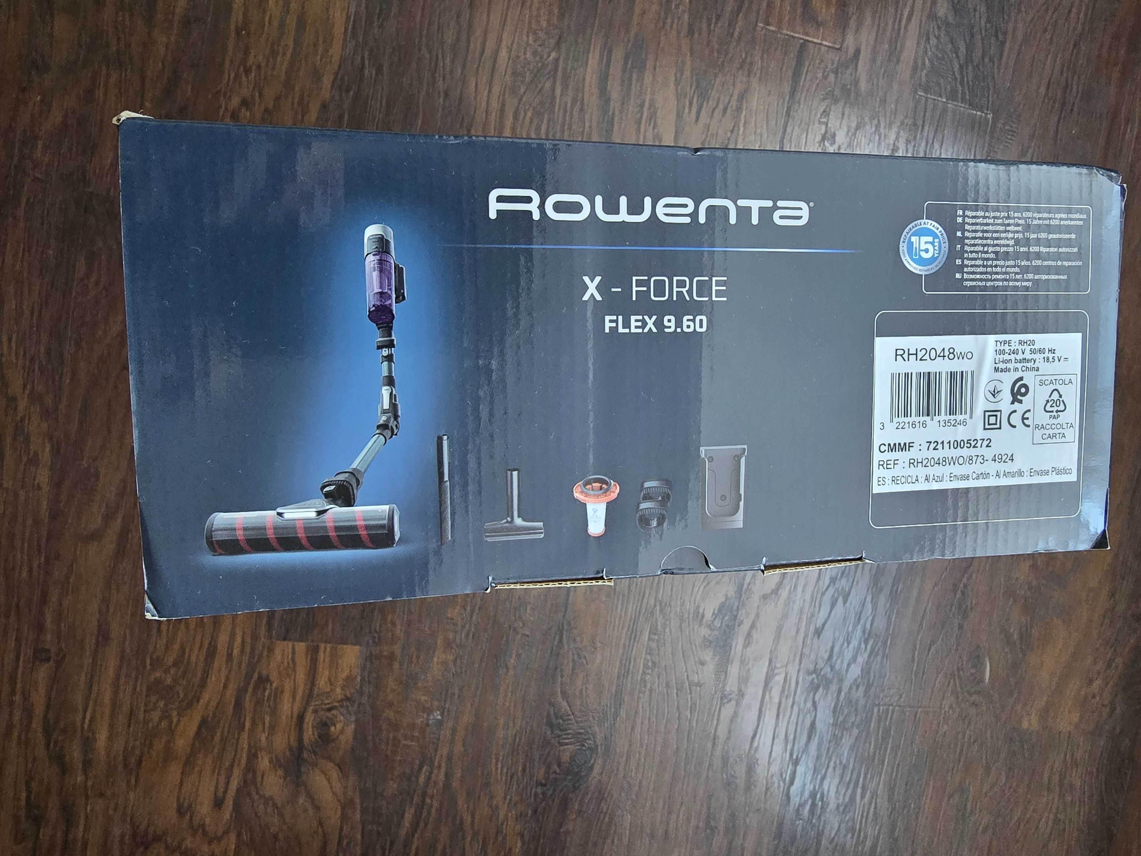 Aspirator vertical Rowenta RH2048WO, Aut. 45 min NOU, SIGILAT,GARANTIE